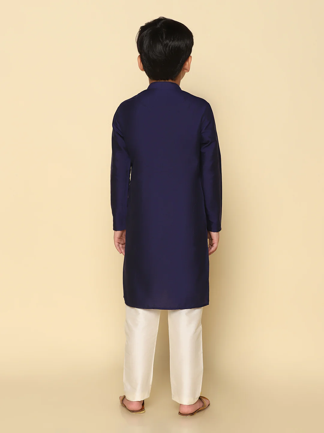 Boy's Navy Blue Kurta - Image 4