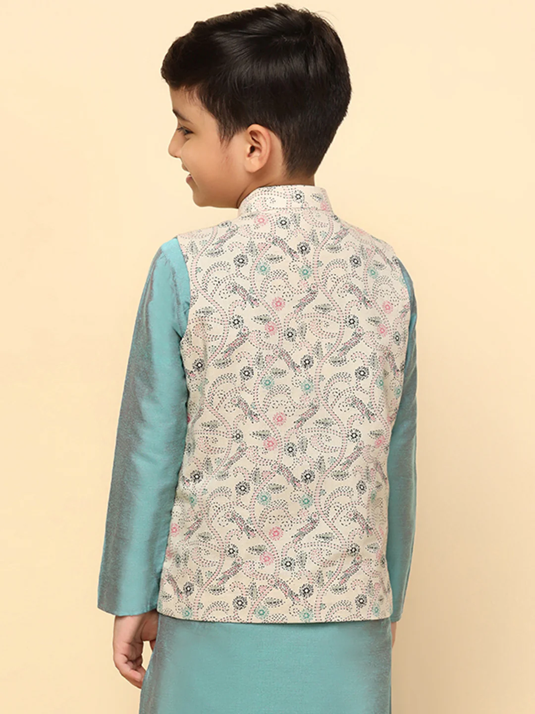 Boy's Multi Coloured Printed Jacket - Image 3