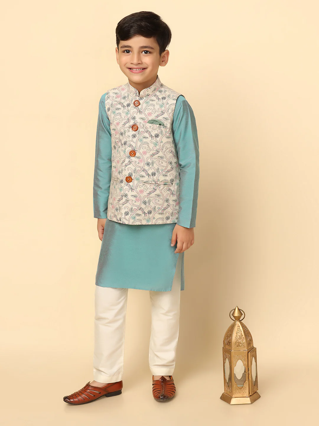 Boy's Multi Coloured Printed Jacket - Image 5