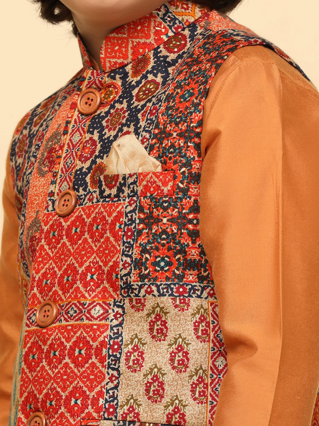Boy's Multi Coloured Printed Jacket - Image 5