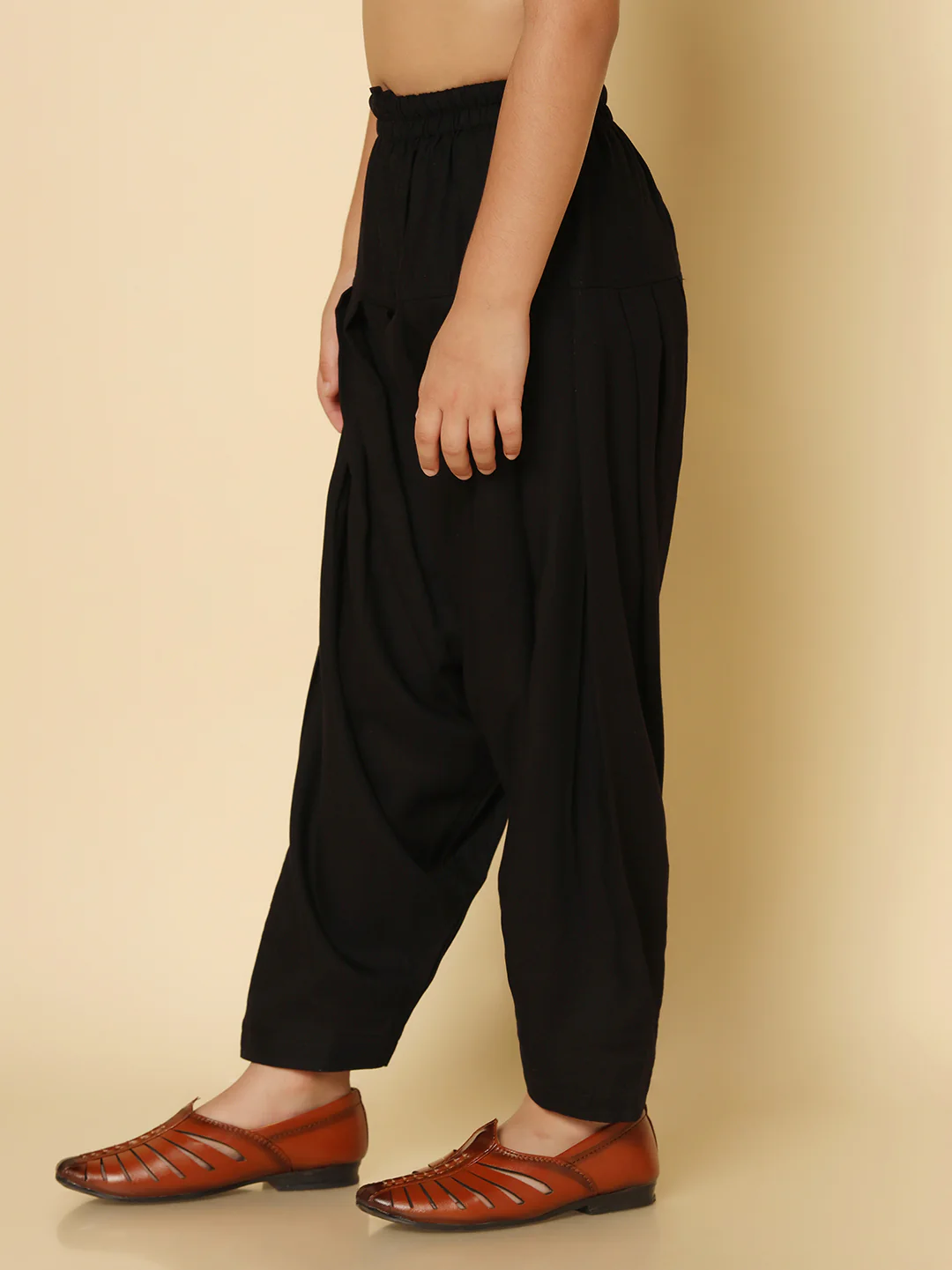 Boy's Black Patiyala - Image 2