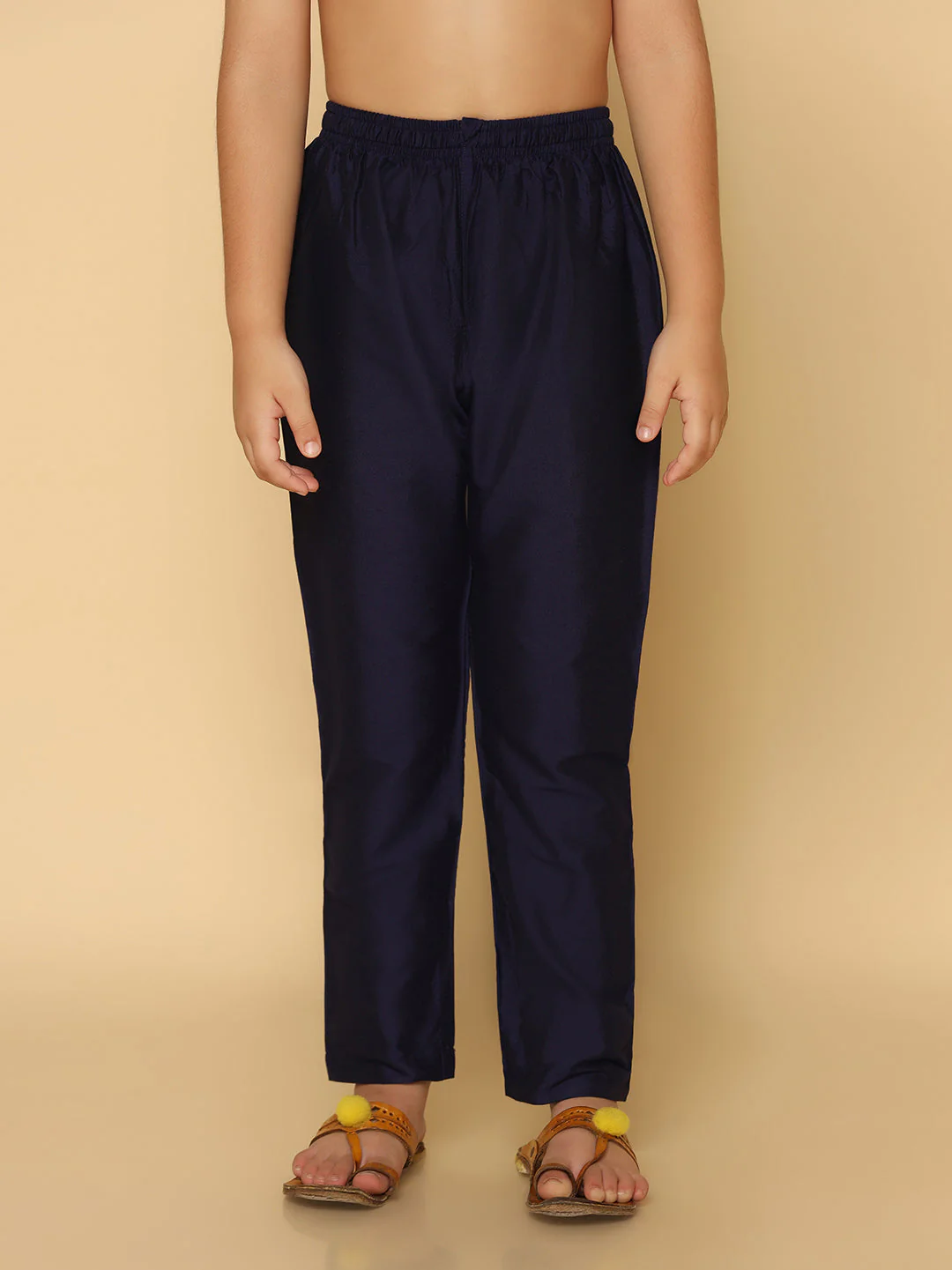 Magenta Silk Blend Jacquard Kurta Pyjama Set - Image 6