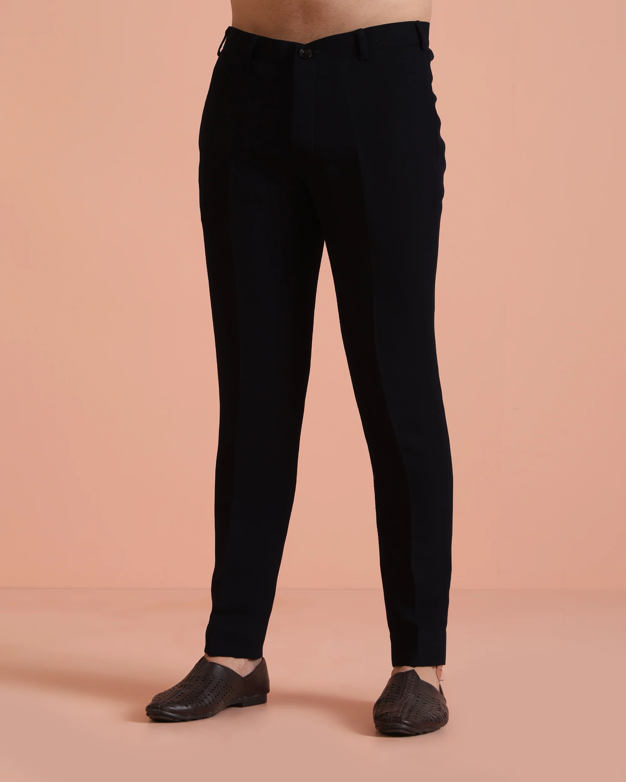 Maroon Silk Blend Textured Bandhgala Trouser Set - Image 6