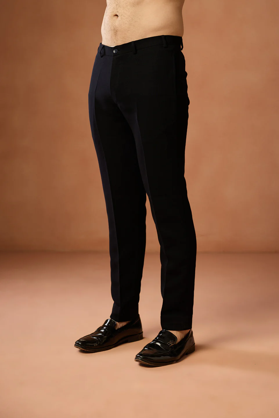 Navy Blue Slim Fit Trouser - Image 2