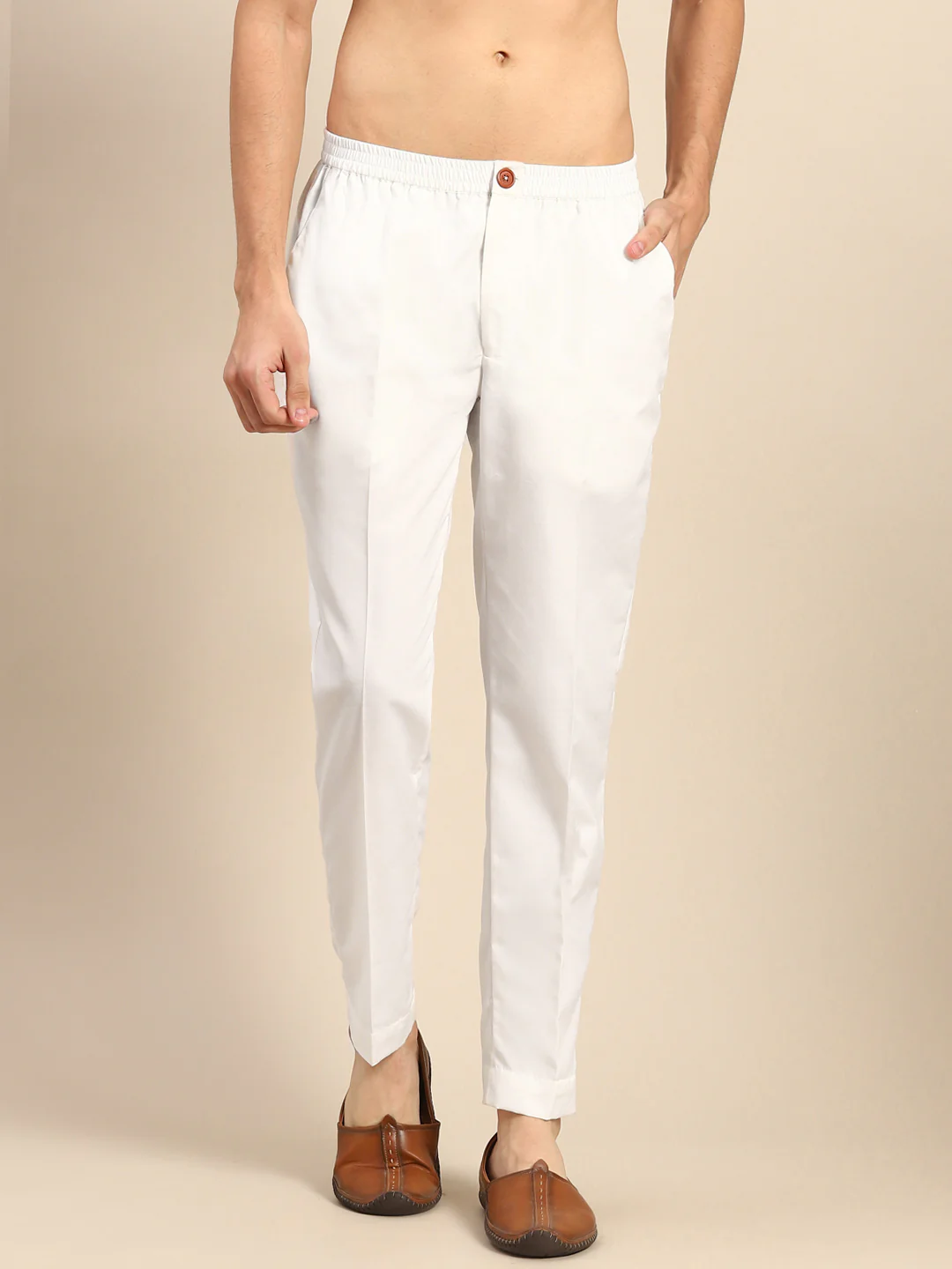 Men's White Trouser